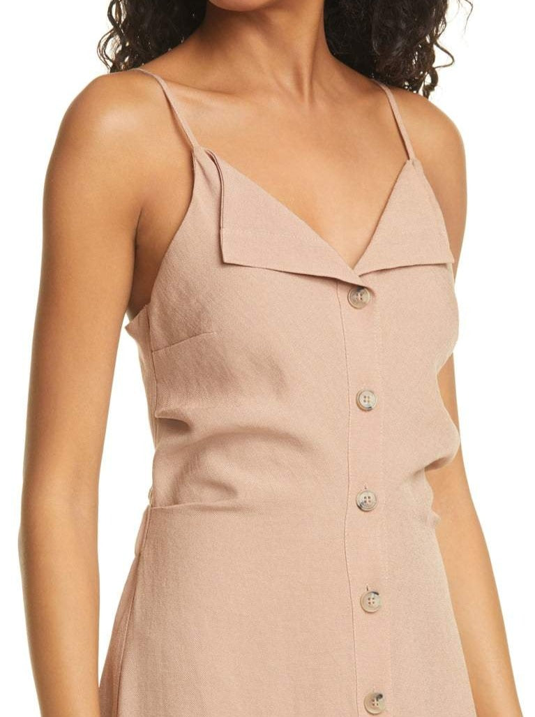 PAZ FITTED MIDI CAMISOLE DRESS