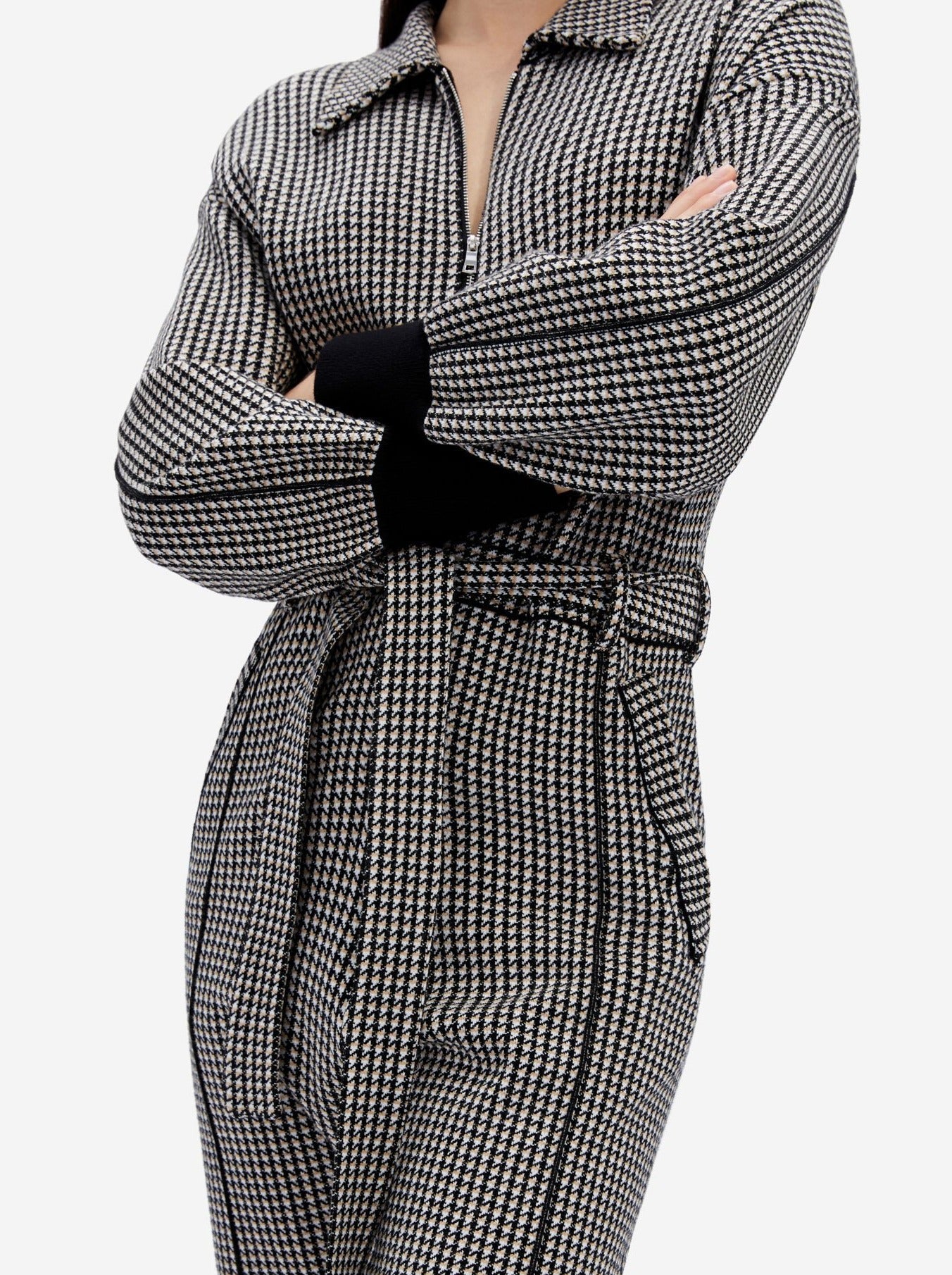 HOUNDSTOOTH ANNABELLE JUMPSUIT