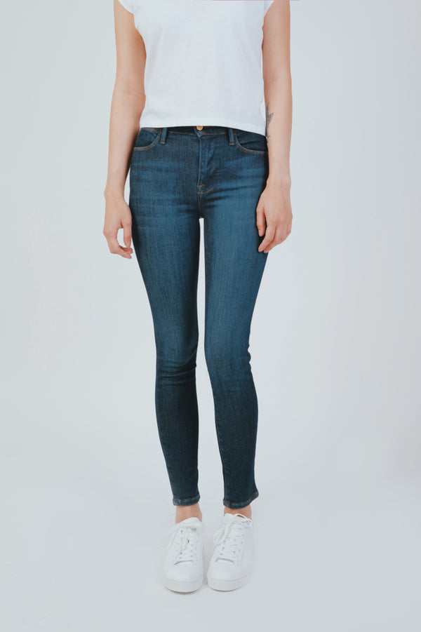 BLUE "LE HIGH SKINNY CROP" JEANS