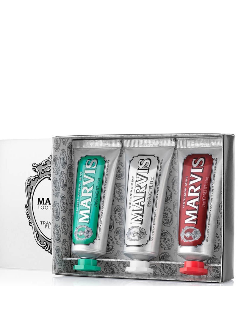 MARVIS Travel Flavour Toothpaste Trio 3 X 25ML