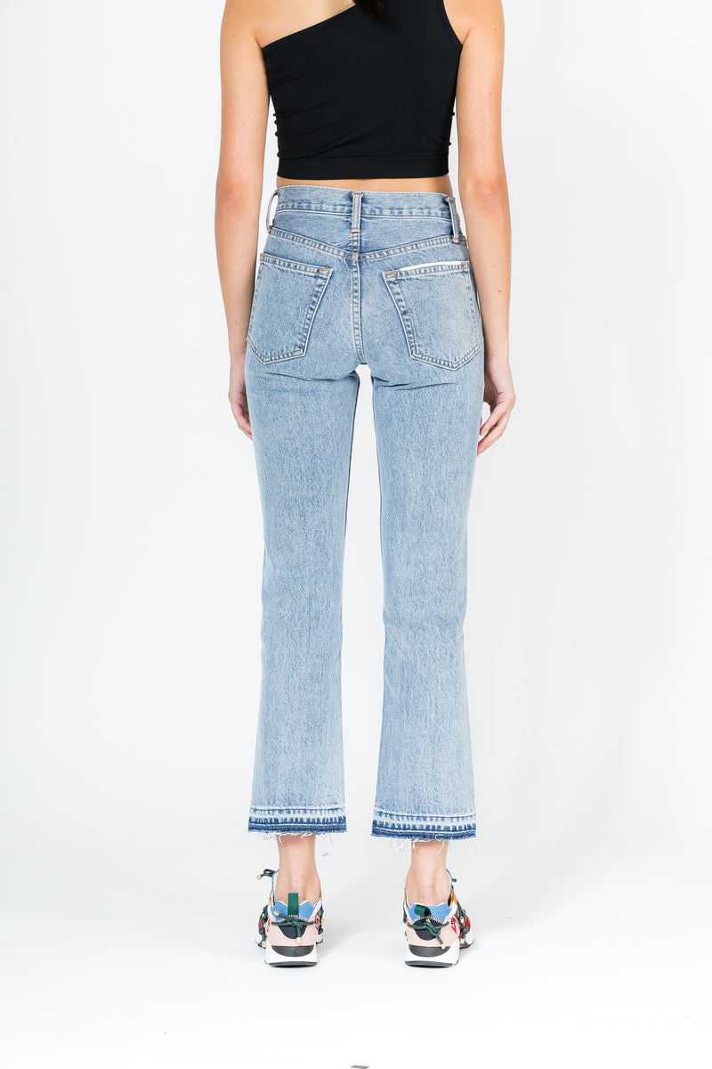 NEW AUTHENTIC CROP STRAIGHT JEAN