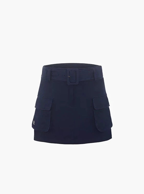Navy skirt with sales pockets