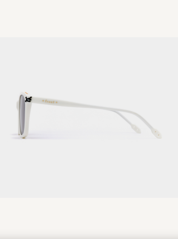 FRONT Anchor SUNGLASSES - WHITE GREY