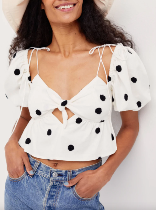 IVORY ABIGAIL TOP