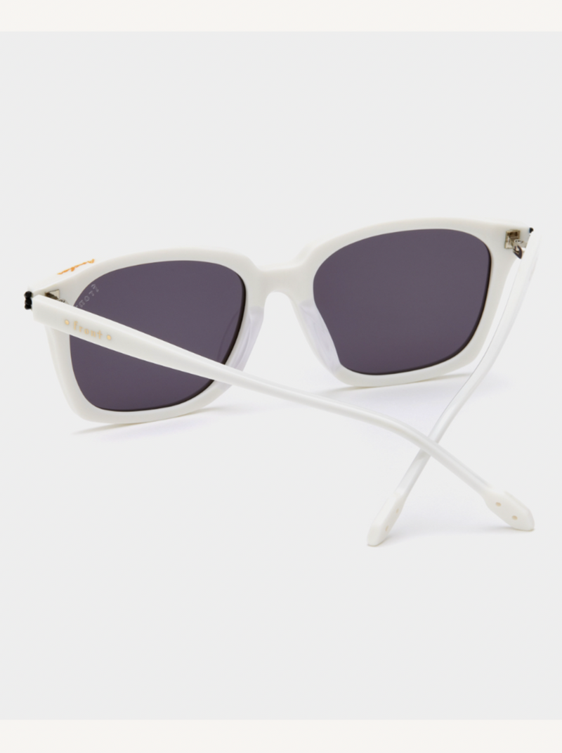 FRONT Anchor SUNGLASSES - WHITE GREY