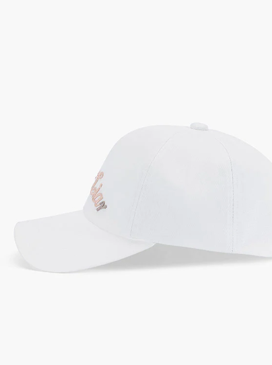 WHITE ARC LOGO CAP HAT FS2HT35F