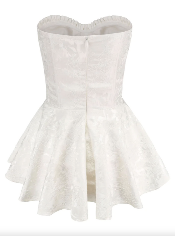 WHITE AIRINA DRESS