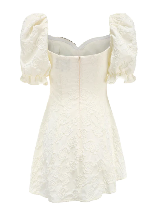 WHITE YSABELLA DRESS